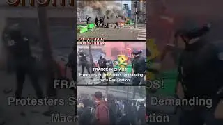 🚨 Another CIVIL Unrest... FRANCE IN CHAOS! Protesters Storm Streets, Demanding Macron's Resignation