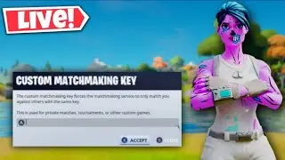 🔴FORTNITE CUSTOM SCRIMS AND GAMES!!! - JOIN TO PLAY!