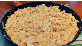 REFEIÇÃO RÁPIDA | MACARRÃO CREMOSO COM FRANGO | TUDO NUMA SÓ PANELA