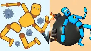 Ragdoll break let's destroy a doll 🆚 kick and break the ragdoll break Gameplay part 6