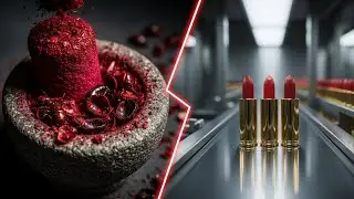 Inside the Cosmetic Factory: From Crushed Beetles to Luxury Red Lipstick | Full Process (NeoFactory)