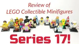 Review of LEGO SERIES 17 Collectible Minifigures +TIPS on how to feel for them!!!