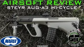 Airsoft Review #76 Tokyo Marui Steyr Aug A3 High Cycle AEG [FR]