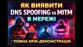Як виявити DNS Spoofing та MITM в мережі | Повна DFIR-демонстрація