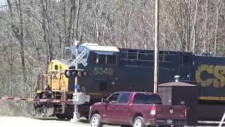 CSX Q621 in Richland NY...4-22-2022