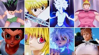 Hunter x Hunter ALL Character (Comparison) JUMP FORCE | Nen Impact (4k 60fps)