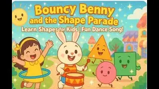 Bouncy Benny and the Shape Parade  Learn Shapes for Kids  Fun Dance Song!