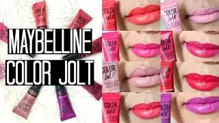 Maybelline Color Jolt Lip Swatches + Review! | samantha jane