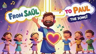 From Saul to Paul – A Changed Heart | Fun Christian Song for Kids