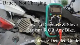 Battery Not Charging | HH karizma R | How To Diagnose & Solve DIY