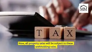 Changes to Foreign Resident Capital Gains Withhold