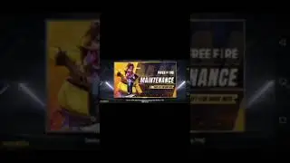 Free Fire maintenance 😟😟