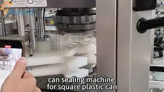 Specially designed for square cans, fully automatic can sealing machine, precise positioning