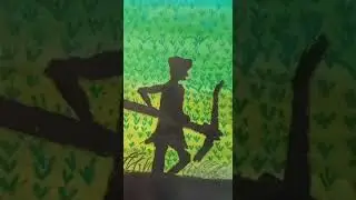 simple farmer drawing 🌿🌿
