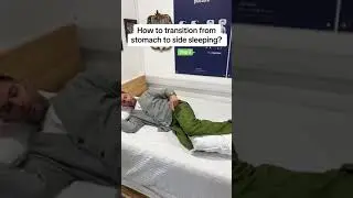 How to transition from stomach to side sleeping?