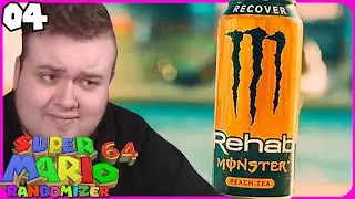 Let's Play Super Mario 64 Randomizer #04 🌈 I'm TRYING MONSTER ENERGY REHAB!