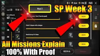 Survivor Pass Vol 1 Week 3 All Mission Explain | SP Week 3 All Missions | Pubg New State Missions