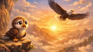 🌄 The Little Eagle&rsquo;s First Flight | Courage & Inspiration Story | StoryTime English