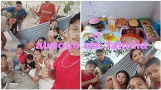 Fiz almoço de Natal, minha família veio