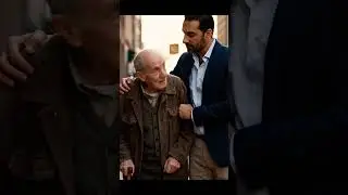 A retired police officer received help from a man he had once helped while on duty.