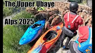 Upper Ubaye river - kayaking in the French Alps