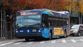 NYCT Bus: 2019 Novabus LFS #8639 on the Bx35 along 167th Street (November 2025)