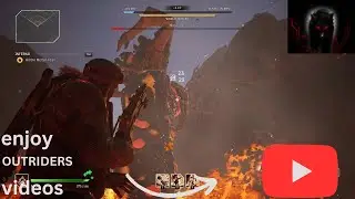 Outriders pt 3 I am playing outriders and we killed another boss that is a giant lava spider.