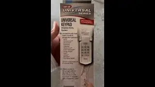 How To Install and Program Keyless Entry Garage Door Opener Genie Universal