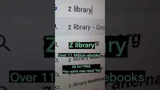 secret Websites Billionaires Don't want you to know about! Z library millions of free ebooks!