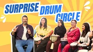 Celebrities playing drums in Delhi at drumcircle for cause at United Nations @WeAreYuvaa Priya Malik