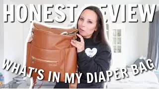 WHAT'S IN MY DIAPER BAG (TODDLER & NEWBORN) .. HONEST FAWN DESIGN DIAPER BAG REVIEW 2021