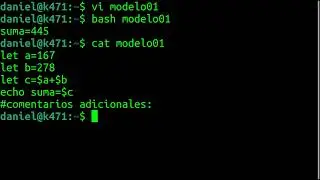 basic example of a shell script