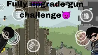 Fully upgrade gun challenge😈in mini militia game play ☠️