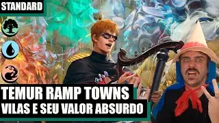 O RAMP MAIS DIVERTIDO DE FINAL FANTASY  -  Temur Ramp Towns - MTG STANDARD FIN