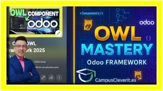 🇺🇸🇪🇸🦉 Odoo OWL Tutorial: Ejercicio 1 Crea tu PRIMERA App | OWL Framework Desde Cero