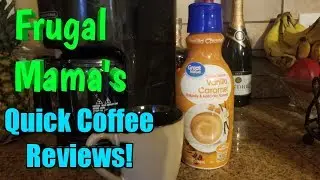Frugal Mama's Quick Coffee Creamer Reviews! Great Value Vanilla Caramel