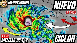 Nuevo cicl&oacute;n nos podr&iacute;a impactar en el Caribe en Noviembre, Hurac&aacute;n Melissa categor&iacute;a 2.