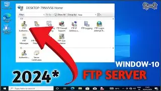 How To Create FTP Server in Window 10  In Hindi - FTP Server in Window 10  - हिंदी