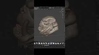 Monkey Bust SpeedSculpt &ndash; Bust #1 | 3D Character Speed Sculpting Challenge