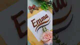Emma |Name in sand#asmr#handwriting#sandart#sandscript#calligraphy#calligraphyart#art
