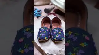 Pakistani Khussa Making Process @DazzlebySarah