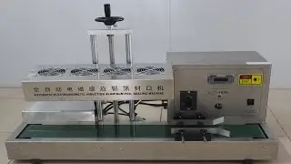 Semi automatic jars tabletop type induct sealing machine plastic caps sealer