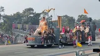 Tableaux Display - Republic Day Parade Rehearsal 2024