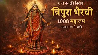 माँ त्रिपुरा भैरवी महाजाप 1008 जप | Tripura Bhairavi Mantra | Gupt Navratri | Sanatan Bhakti Vaani