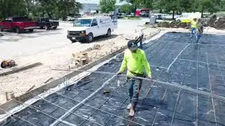 Commercial Concrete Foundation for Caliber Collision (Bankston Concrete Construction, San Antonio)