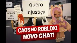 A MAIOR REVOLTA DO ROBLOX! 😨 NOVO CHAT! #roblox