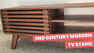 Mopio Ensley TV Stand, Mid-Century Modern style Television Stand for 32-55 inch TV