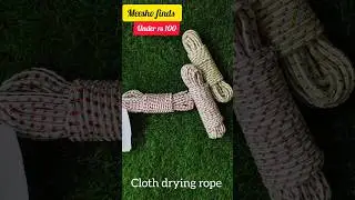 rope for cloth drying#meeshofinds #shopping #meesho