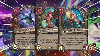 CRAZY BUDDY STUFF DESTROYS THE LOBBY?! | Hearthstone Battlegrounds