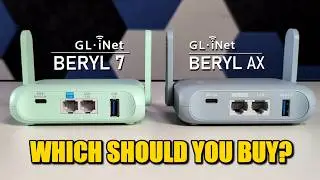 Gl.iNet Beryl 7 vs Beryl AX Travel Router Comparison